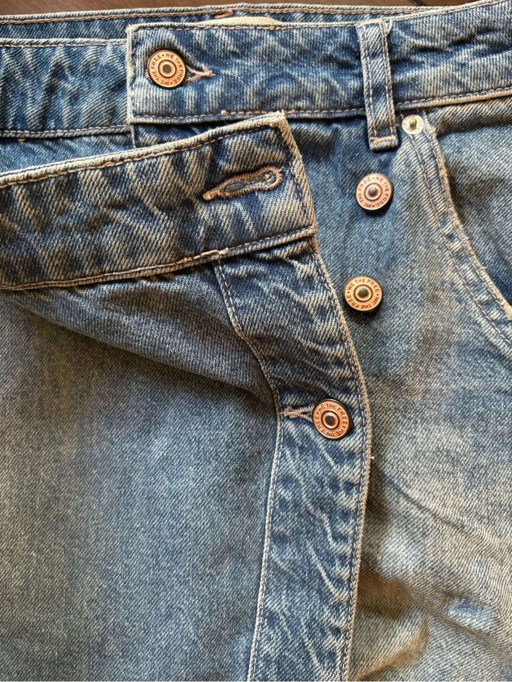 FREE PEOPLE Wynne Womens Denim Skirt, SZ 27, NWOT